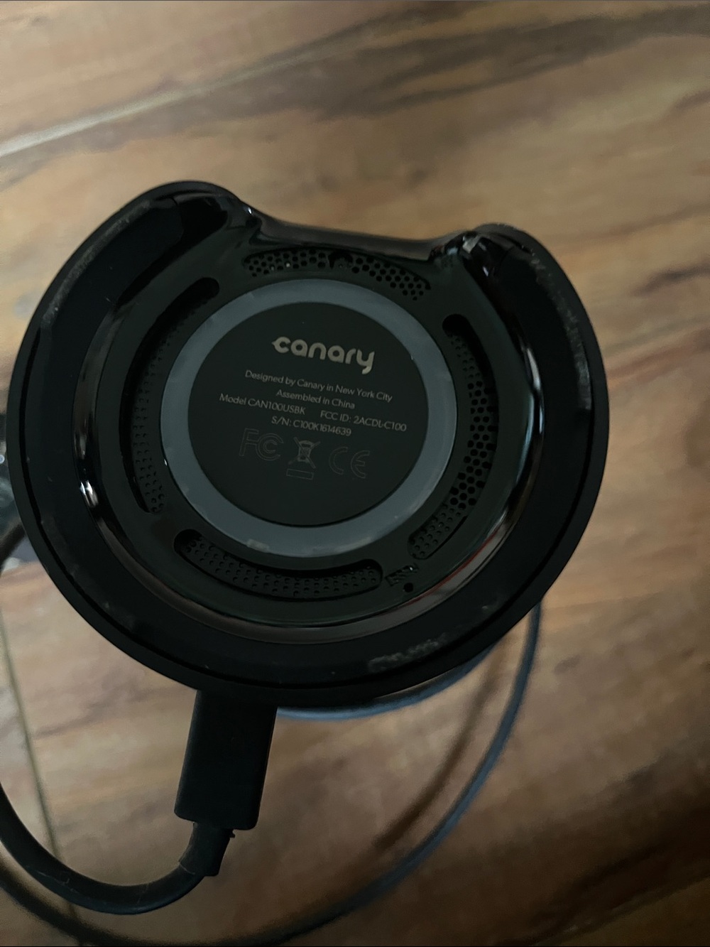 Indoor Security Camera — Black